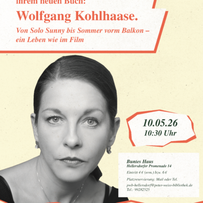 Veranstaltungsposter Lesung Bastienne Voss